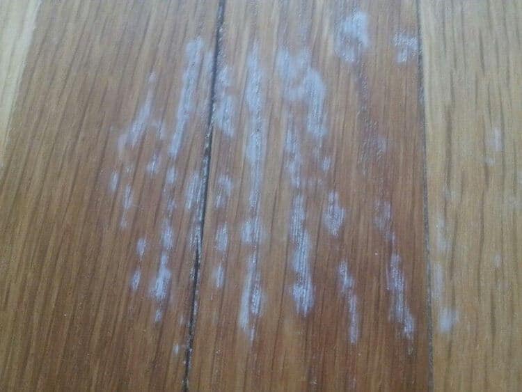 What Causes White Heat Marks On Wood